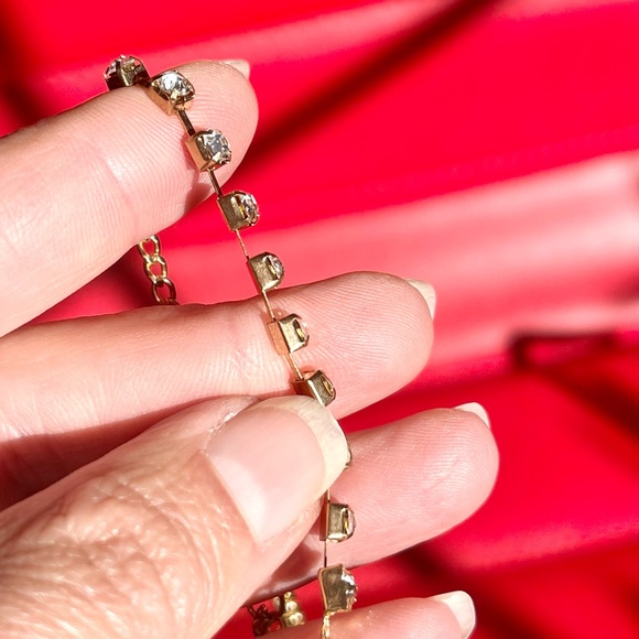 Rhinestone Chain Bracelets - Picture 8 of 13